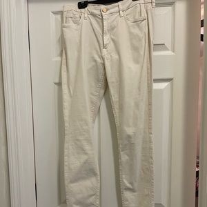 JEN 7  Size 10 used cream skinny Jeans used